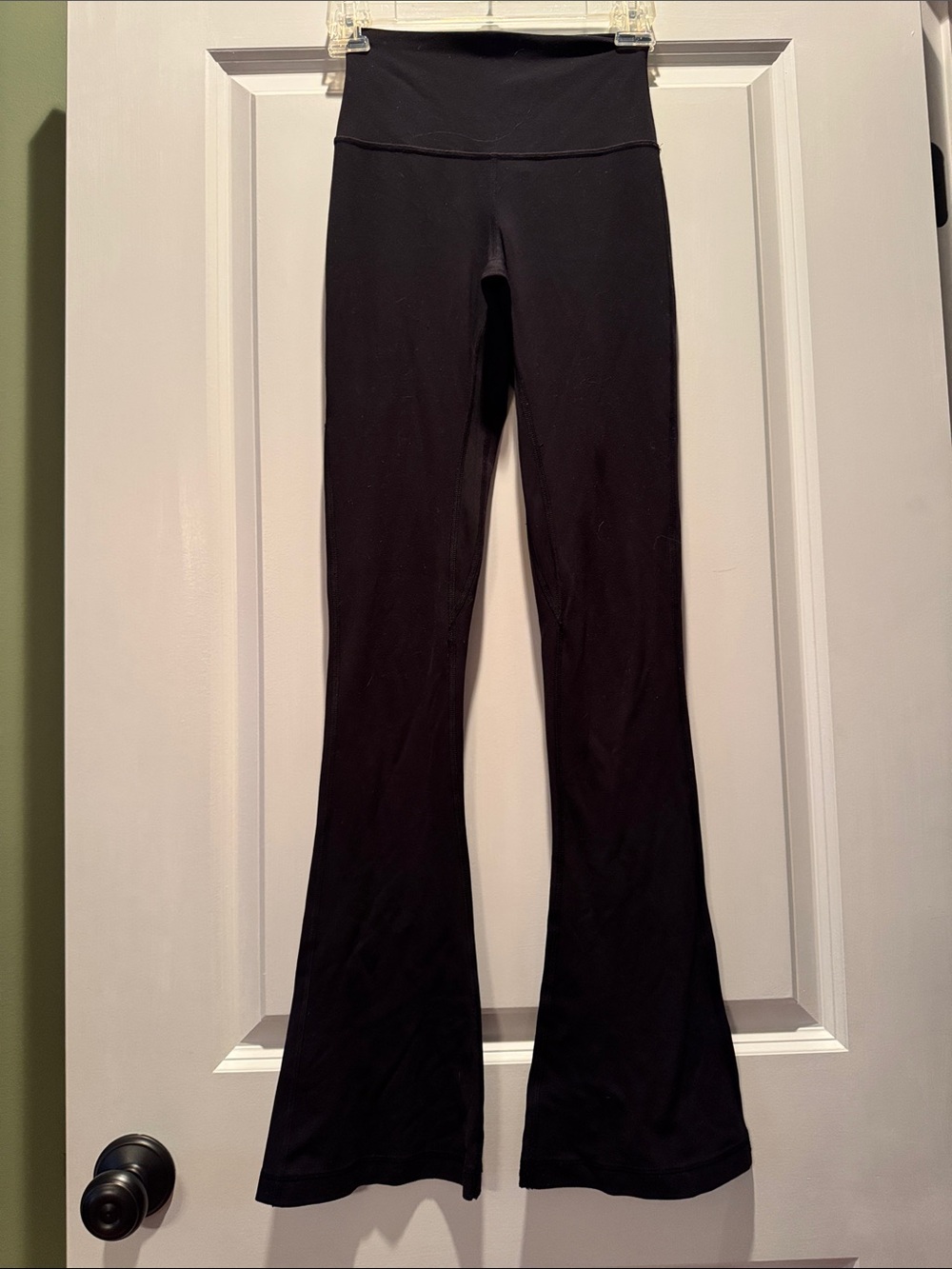 lululemon athletica Black Flare Yoga Pants